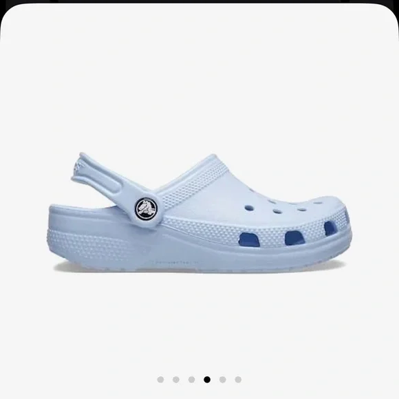 Crocs Toddler Classic Clogs Light Blue Size 6 Blue Calcite - Picture 2 of 7